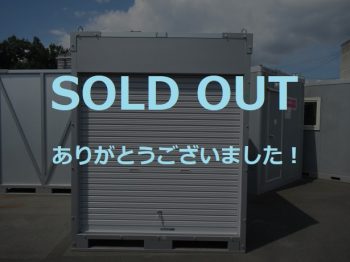 【訳あり現品特価】倉庫　シャッター扉　1坪　ニューモデル④