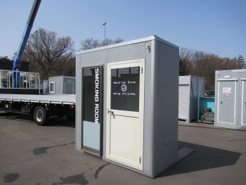 【カスタマイズ可能】ユニットハウス　喫煙室　スモーキングルーム　0.7坪タイプ　