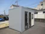 【カスタマイズ可能】ユニットハウス　喫煙室　スモーキングルーム　2.4坪タイプの写真3