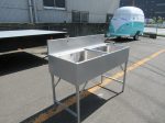 【アウトレット品】シンク　流し台　2槽タイプ（蛇口別売）の写真2
