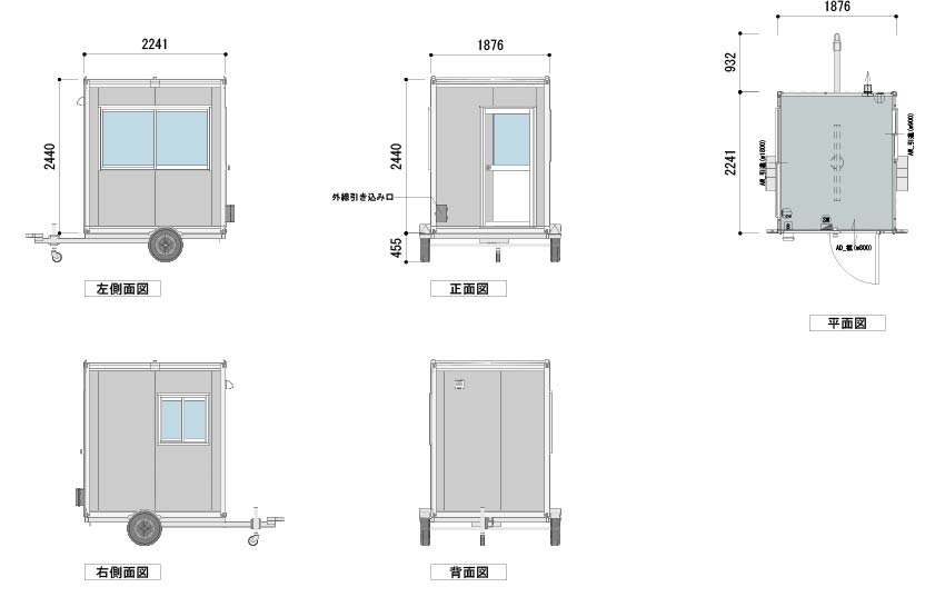 製品コード：1016-P0-CARの図面1