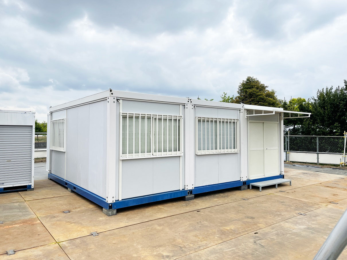 ユニットハウス 連結 事務所 倉庫