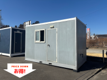 【中古】男性用トイレ　水洗式トイレハウスの写真1
