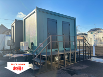 【快適トイレ】36型トイレトレーラー　水洗トイレ仕様　2.5坪　の写真1