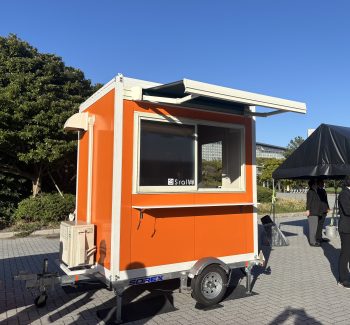 今回展示予定のP0型トレーラーハウス