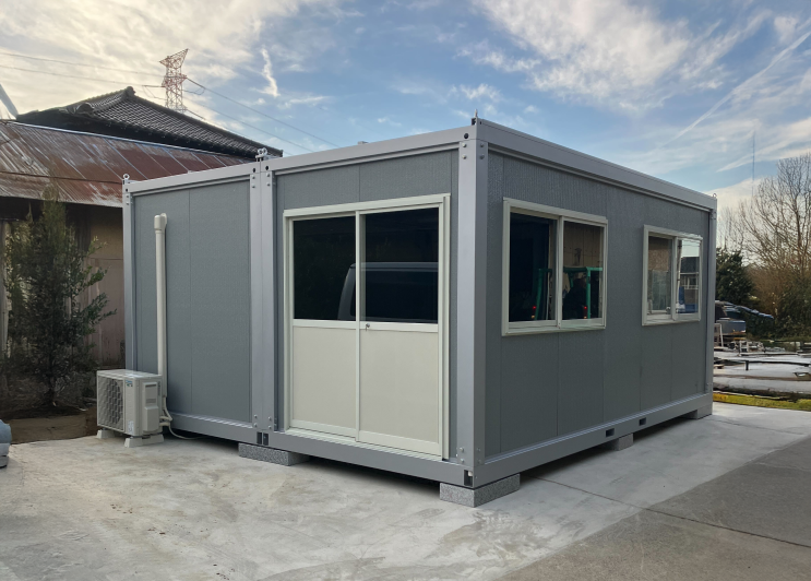 7.4坪　２連棟ユニットハウス