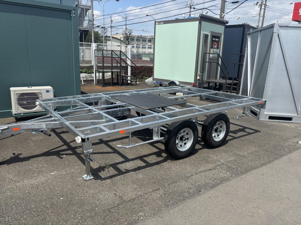 シャーシ（車台）の連結部分を含めた全長イメージ