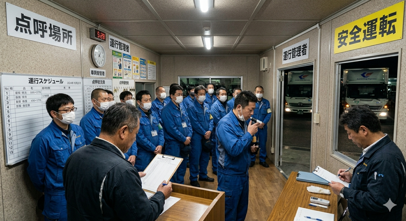 安全運行を支えるために欠かせない点呼業務